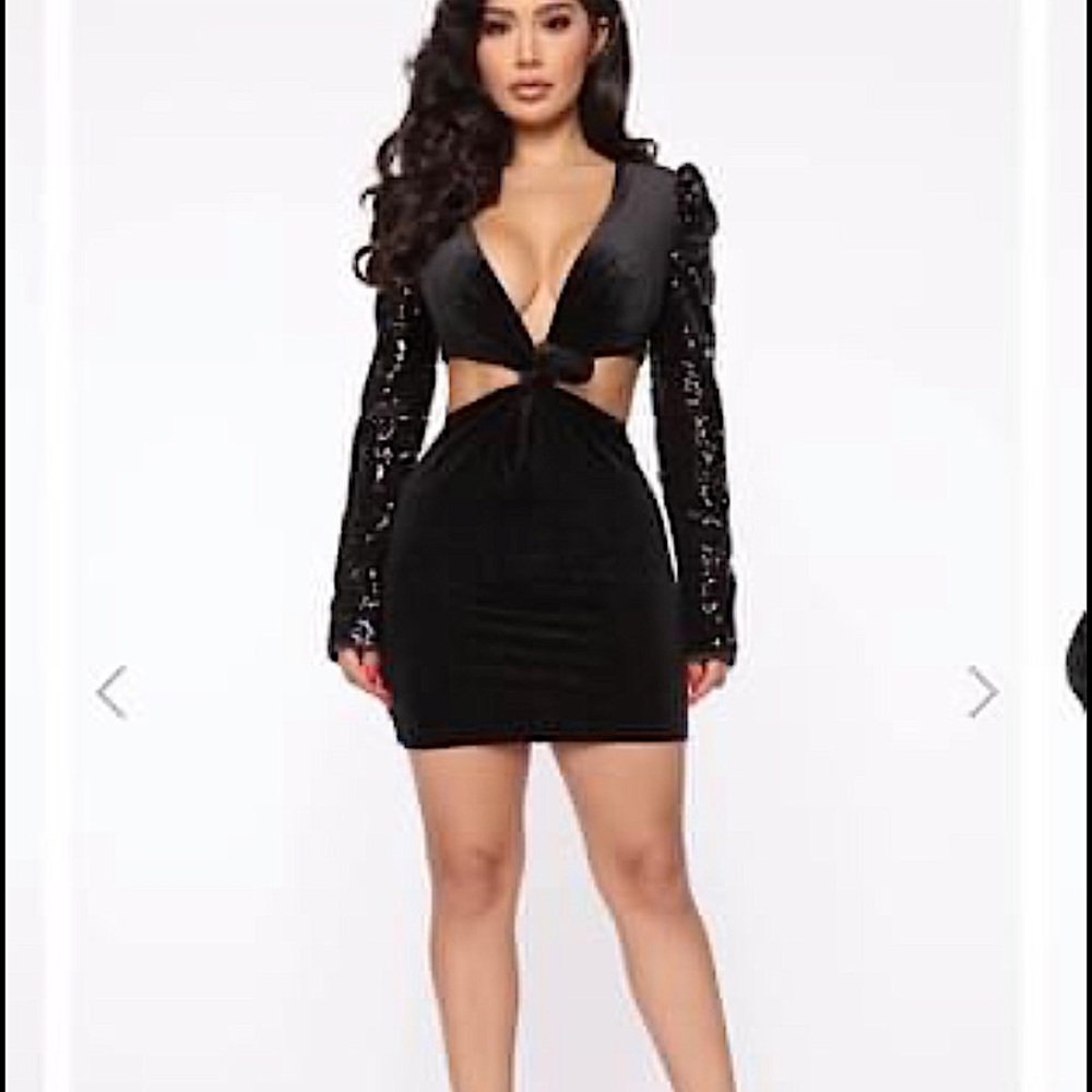 Black Fashion Nova Dress